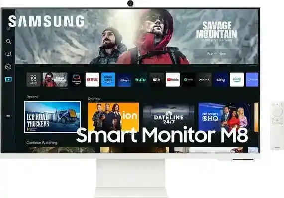 Лучшие мониторы для MacBook Pro и Air в 2024 году 7 Samsung M8 Smart Monitor